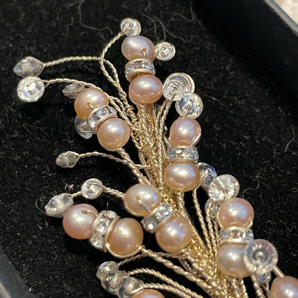 Vintage Swarovski by Tacori 925 Bridal Collection Hairpins ONLY - Picture 8 of 10